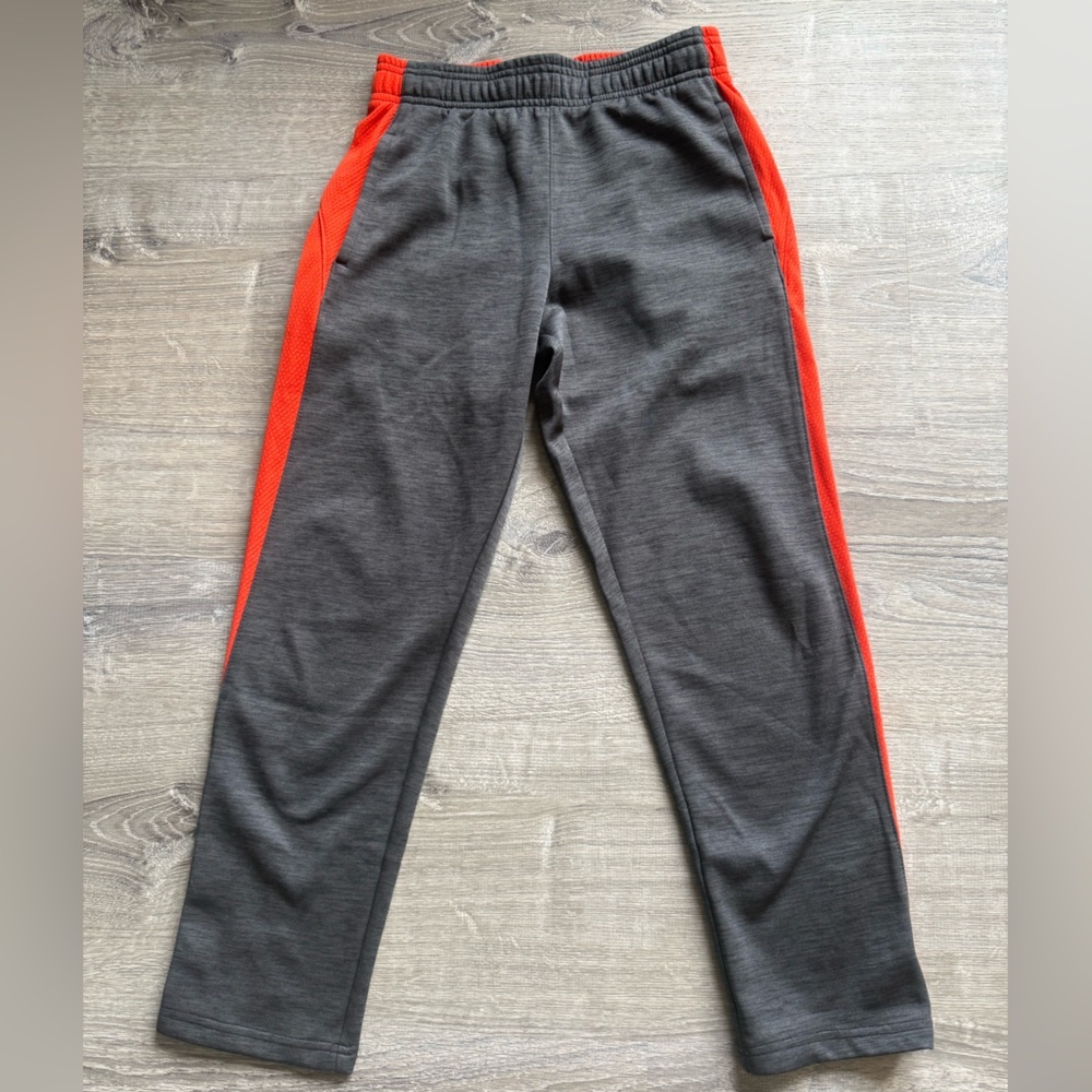 Champion C9 Boys Gray Orange Athletic Pants M(8-10)